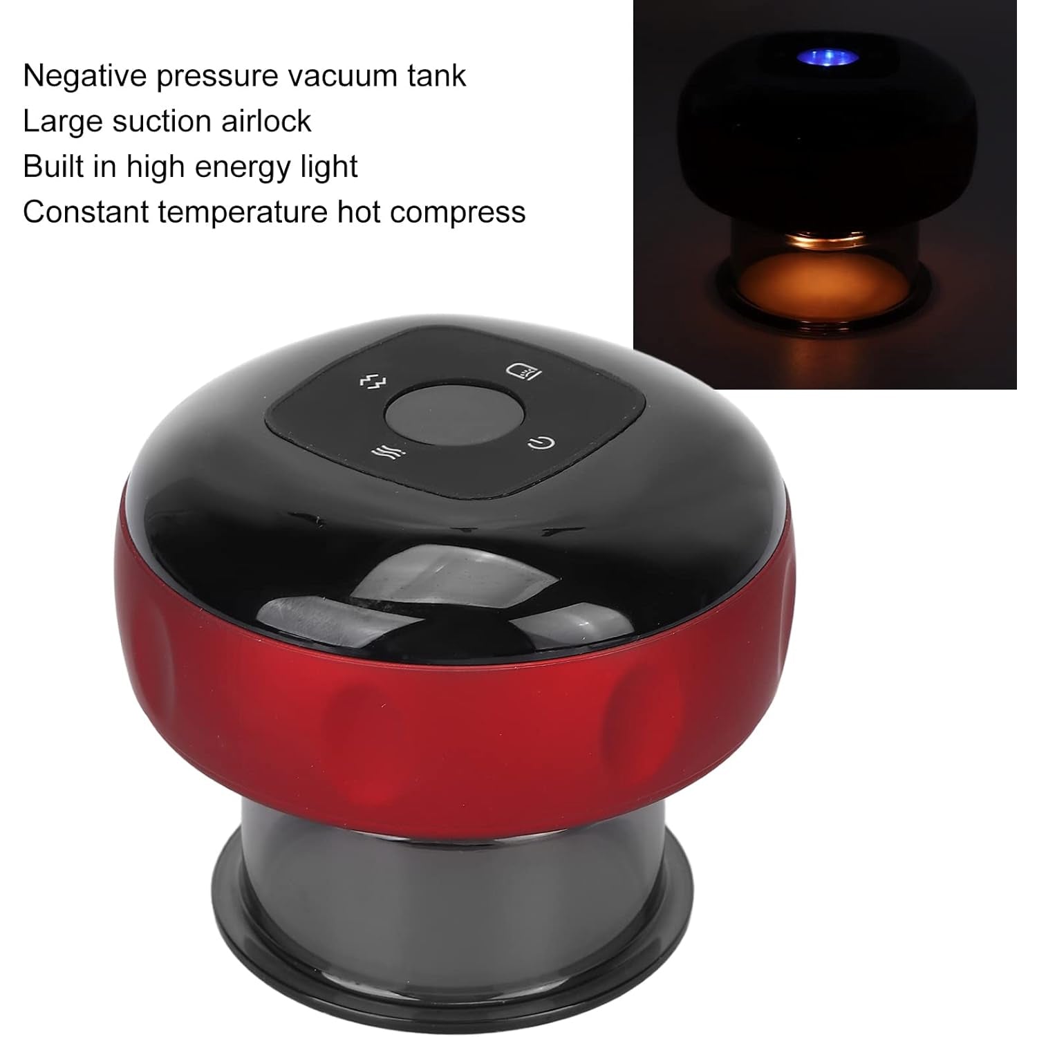 12625 Electric Intelligent Breathing Cupping Massage Instrument The Smart Cupping Therapy Set's Massager for Muscle and Joint Pain Cellulite Massage Back Pain Relief for Back Shoulder Leg (1 Pc) 12625 Electric Intelligent Breathing Cupping Massage Instrument The Smart Cupping Therapy Set's Massager for Muscle and Joint Pain Cellulite Massage Back Pain Relief for Back Shoulder Leg (1 Pc)